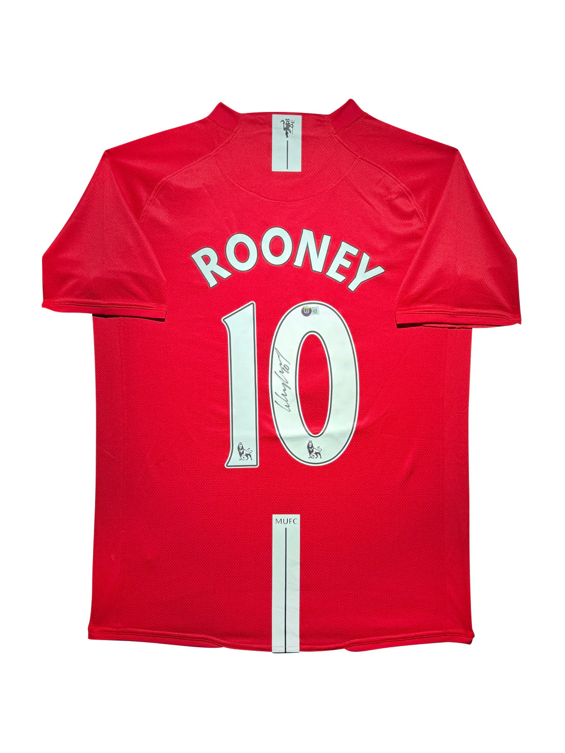 Wayne Rooney Signed Manchester United FC 2009–10 Home Jersey – Beckett Certified