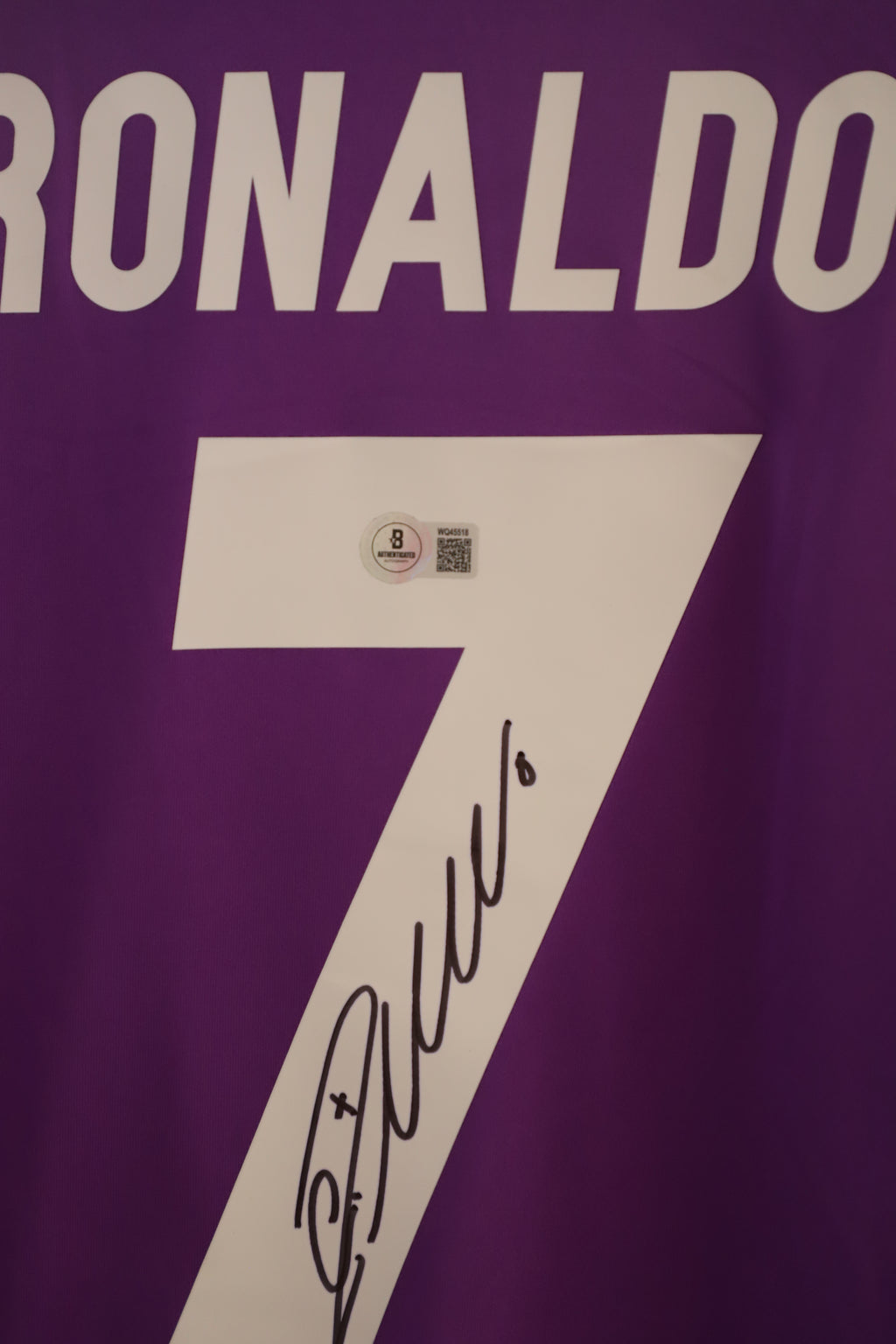 Cristiano Ronaldo Signed Real Madrid 2016/17 Champions League Final Away Jersey – Beckett Authenticated