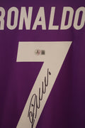 Cristiano Ronaldo Signed Real Madrid 2016/17 Champions League Final Away Jersey – Beckett Authenticated