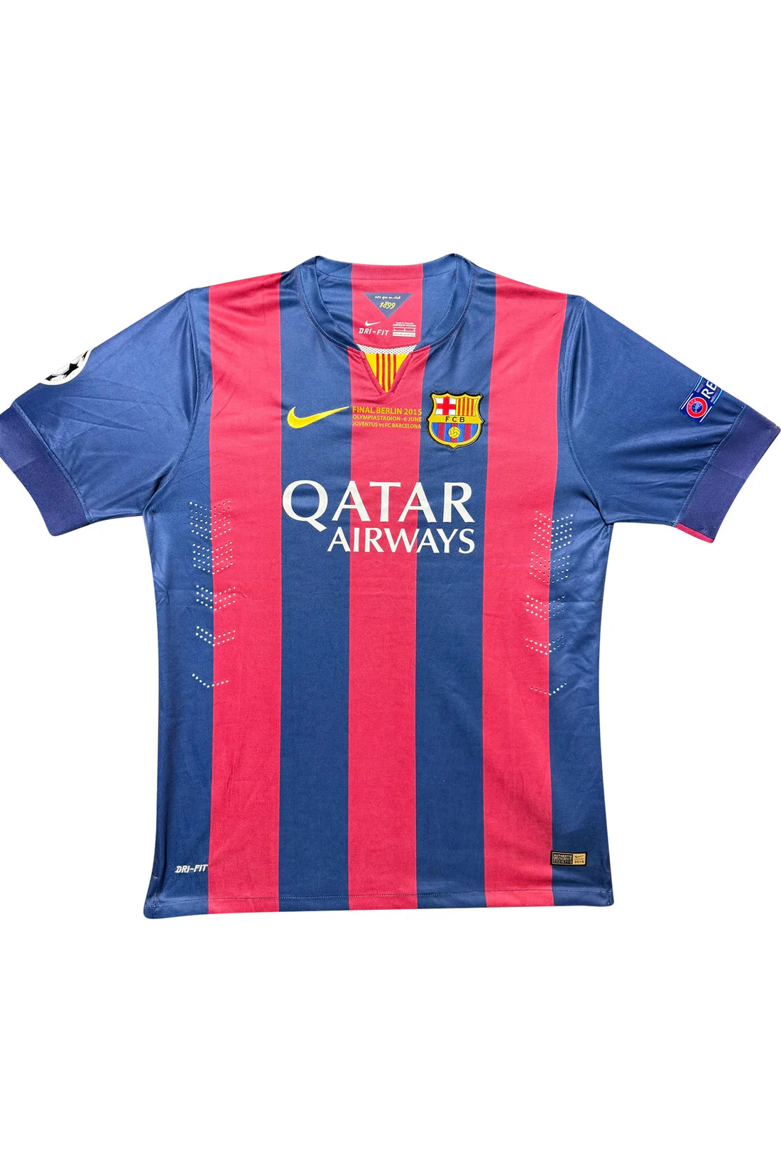Lionel Messi Signed Authentic FC Barcelona 2009 Champions League Final Jersey – First Historic Treble – Beckett Certified