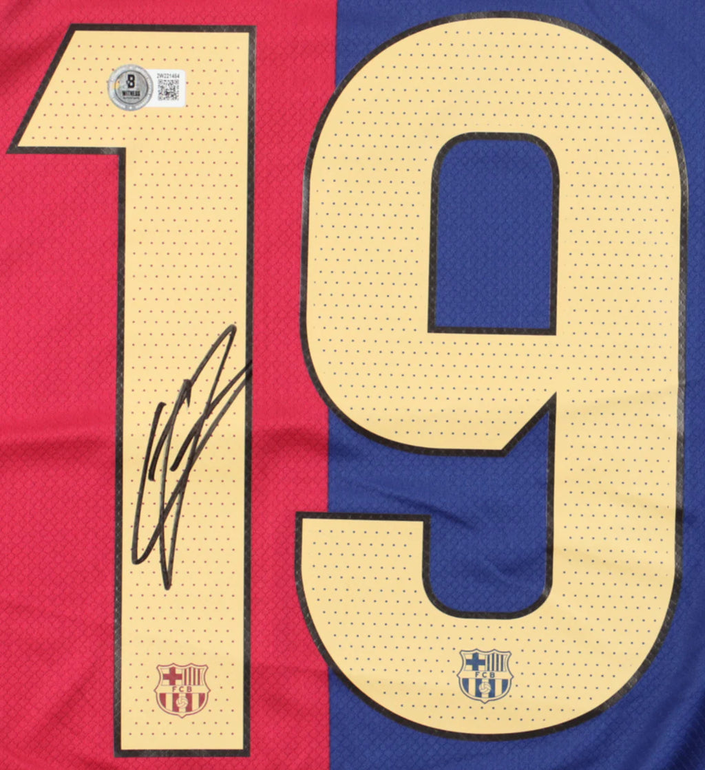 FC Barcelona 2023–24 Home Jersey Signed by Lamine Yamal – Beckett Certified