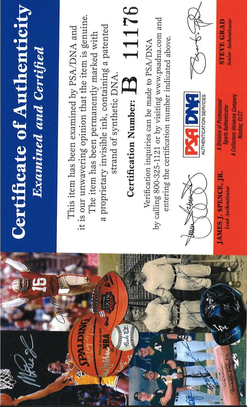 Limited Edition 4/8 Authentic Mitchell and Ness All Star Game 2003 signed by Kobe Bryant certified by Beckett and PSA