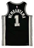 Victor Wembanyama San Antonio Spurs Autographed Black Nike Icon Edition Authentic Jersey – Beckett Certified