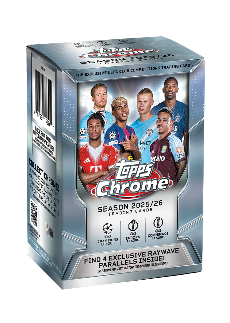 Topps Chrome® UEFA Club Competitions 2025–26 – Value Box