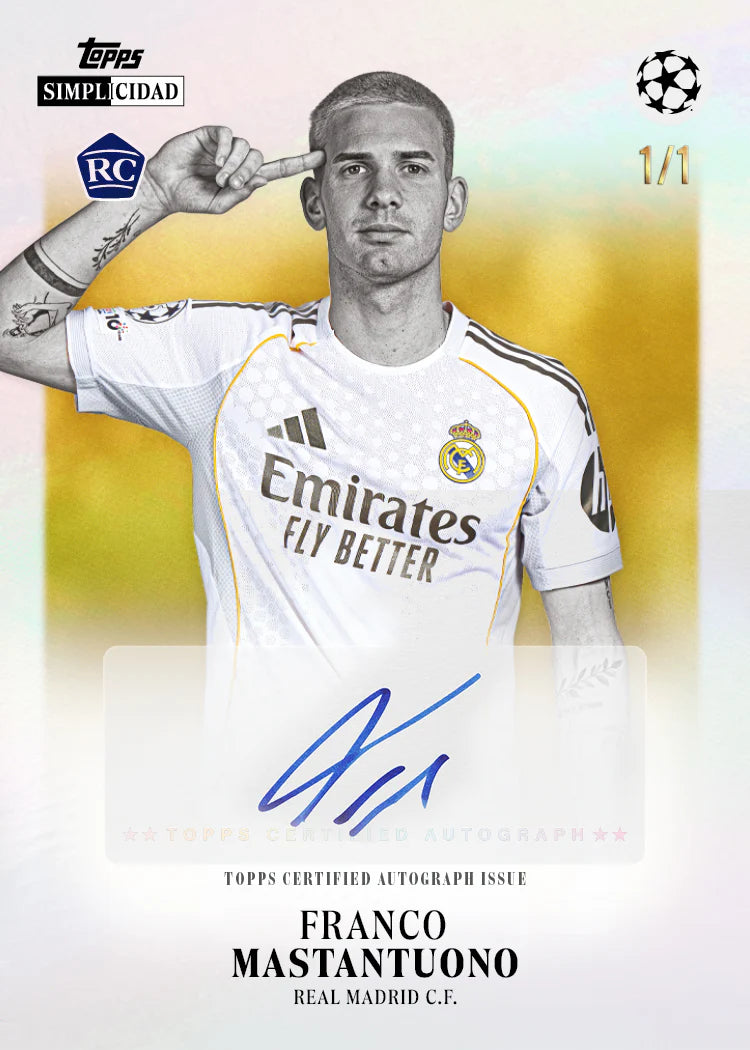 Topps® UEFA Club Competitions Simplicidad 2025–26