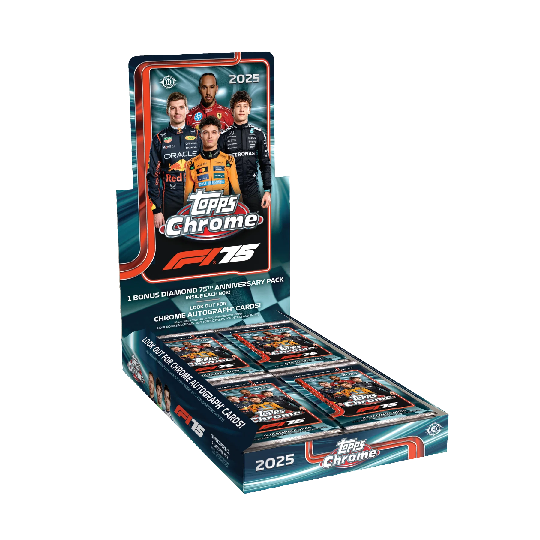 2025 Topps Chrome Formula 1® - Hobby Box