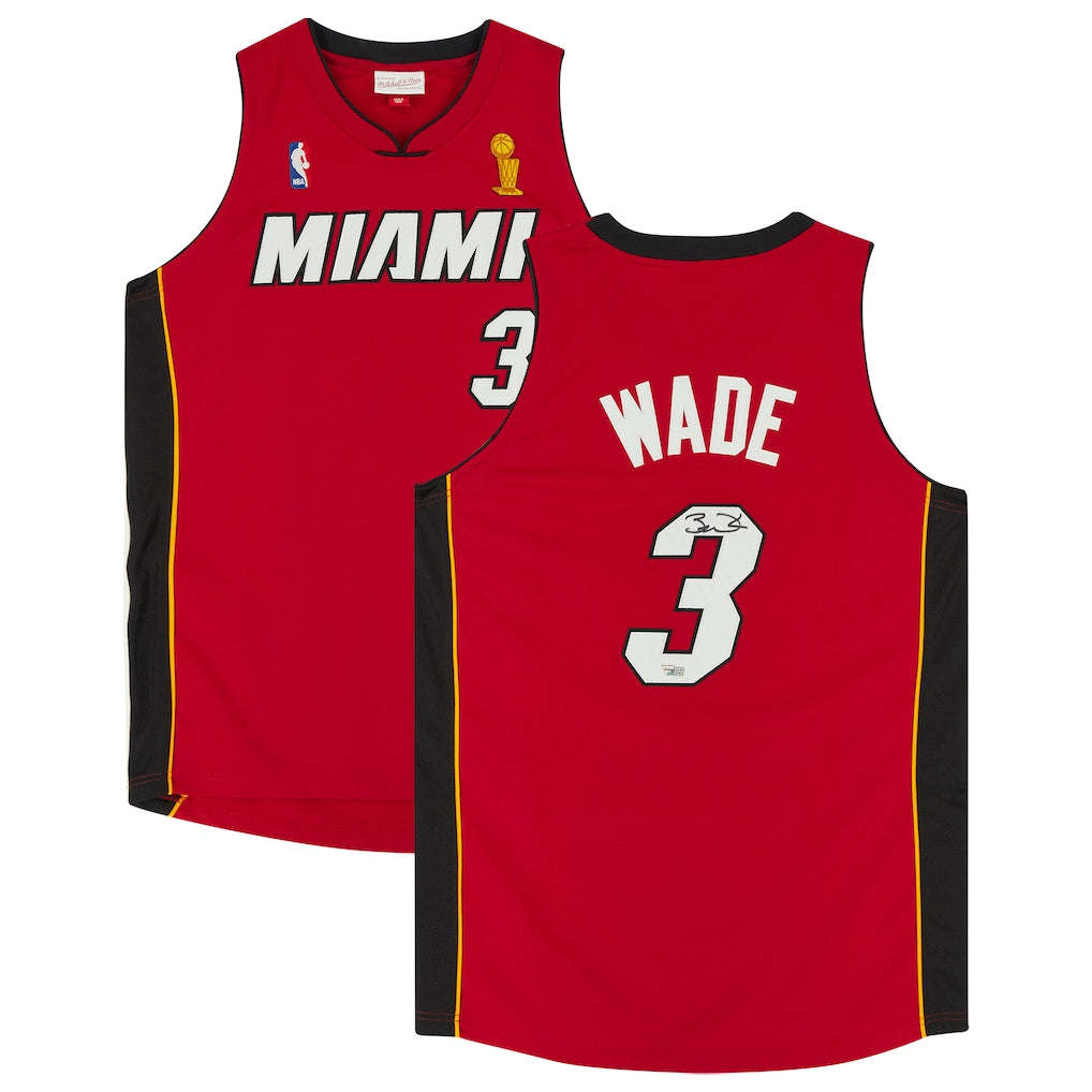 Miami Heat Authentic Team Jersey Signed by Dwyane Wade – Fanatics Certified