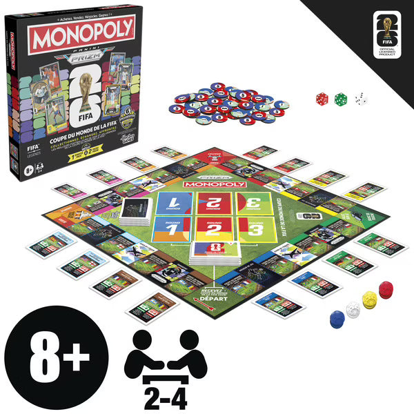 Monopoly Panini Prizm FIFA World Cup 2026 Board Game