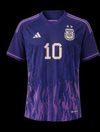 Lionel Messi Hand-Signed Argentina 2022 World Cup Away Jersey (Authenticated)