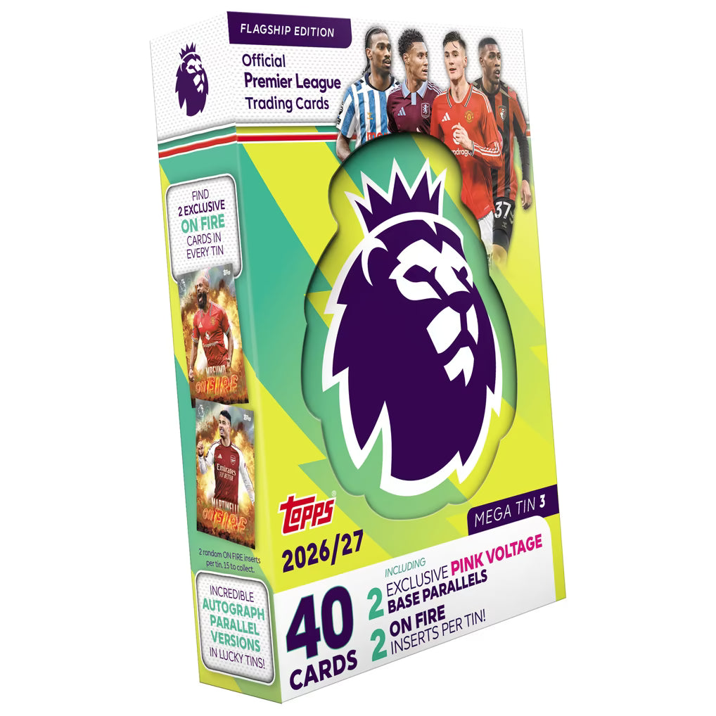 Topps Premier League 2026/27 Flagship Trading Cards – Mega Box