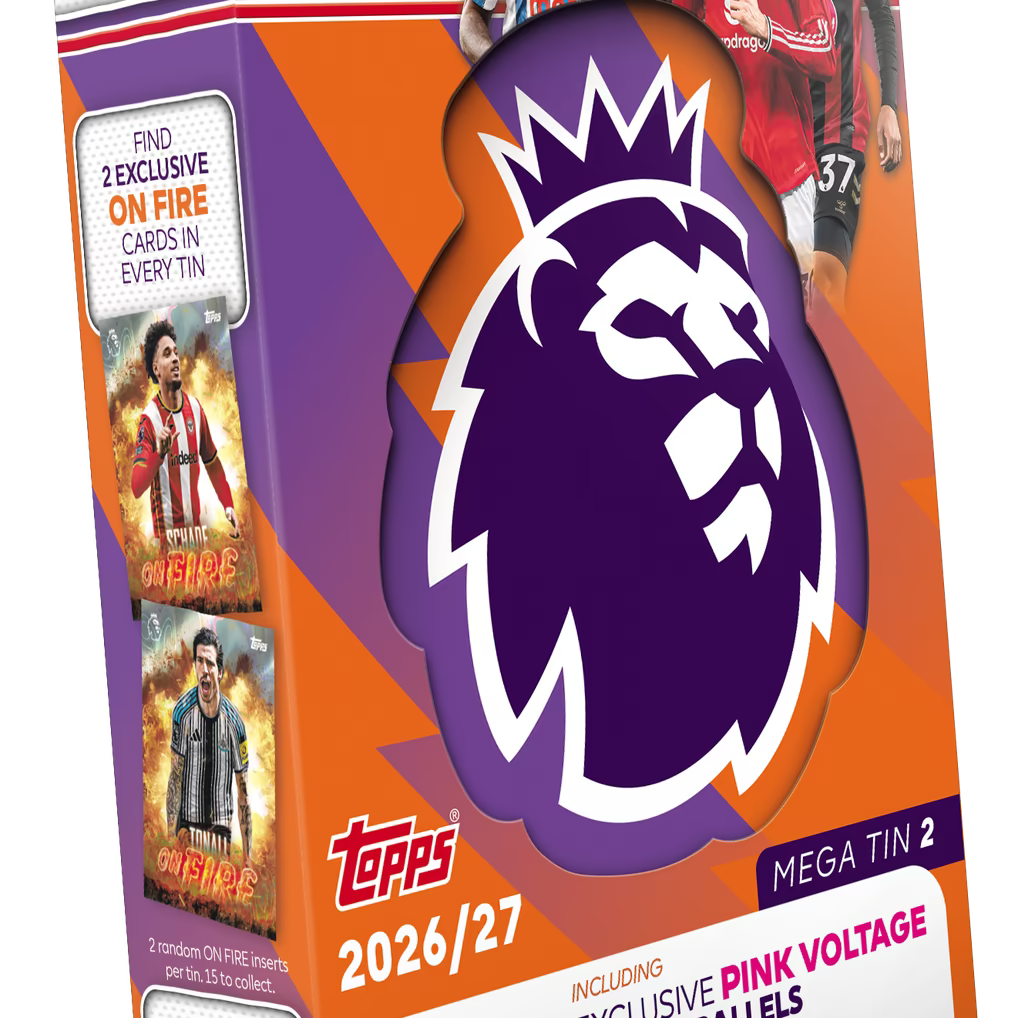 Topps Premier League 2026/27 Flagship Trading Cards – Mega Box