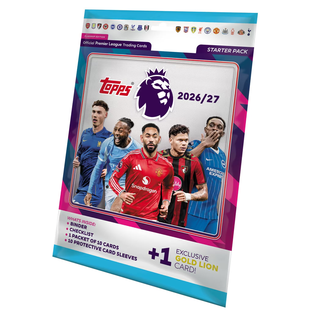 Topps Premier League 2026/27 Flagship Trading Cards – Starter Pack