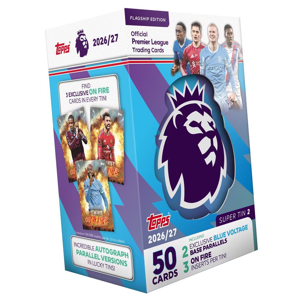 Topps Premier League 2026/27 Flagship Trading Cards – Super Box