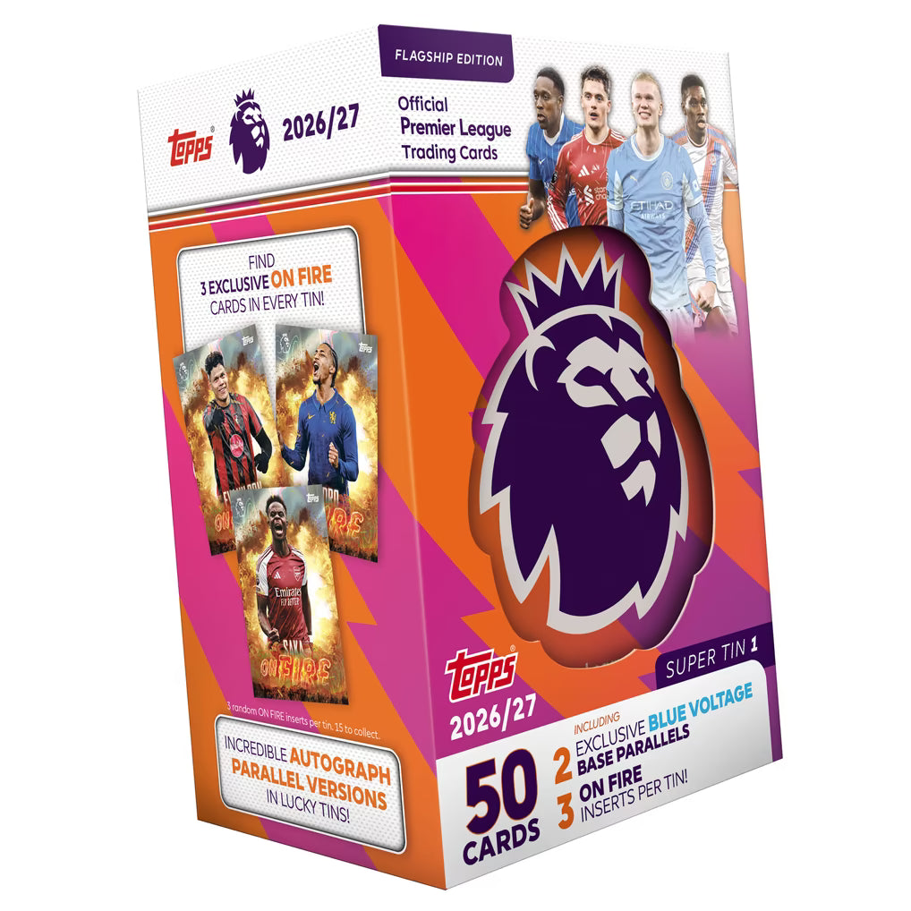 Topps Premier League 2026/27 Flagship Trading Cards – Super Box