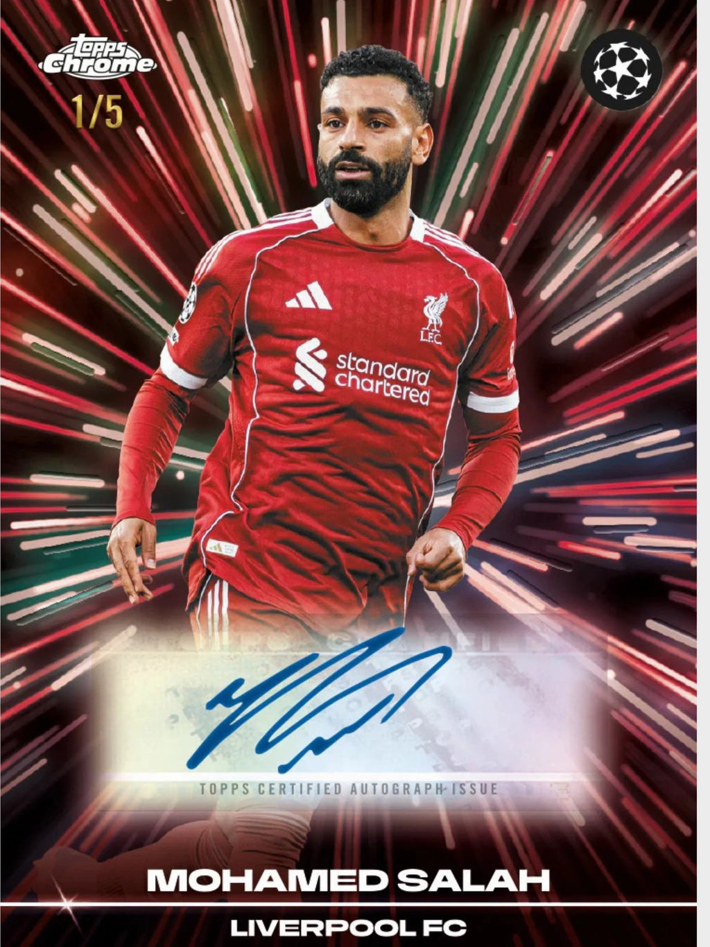 Topps Chrome UEFA Club Competitions 2025-26 Breakers Delight Box
